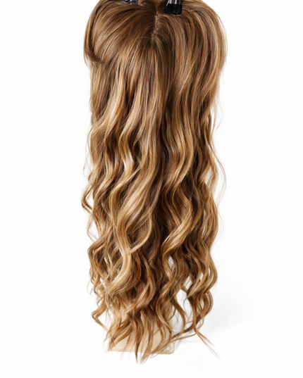 Salon Exclusive Fiber Topper 55cm Caramel Mix