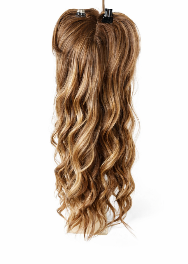 Salon Exclusive Fiber Topper 55cm Caramel Mix