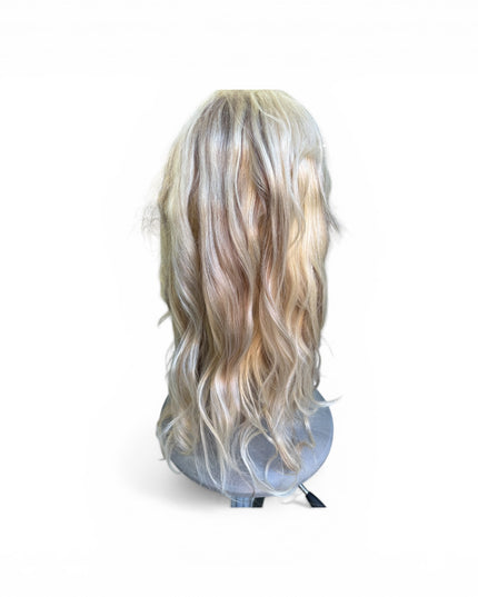Goldhair exclusive human hair wig blond / lowlights
