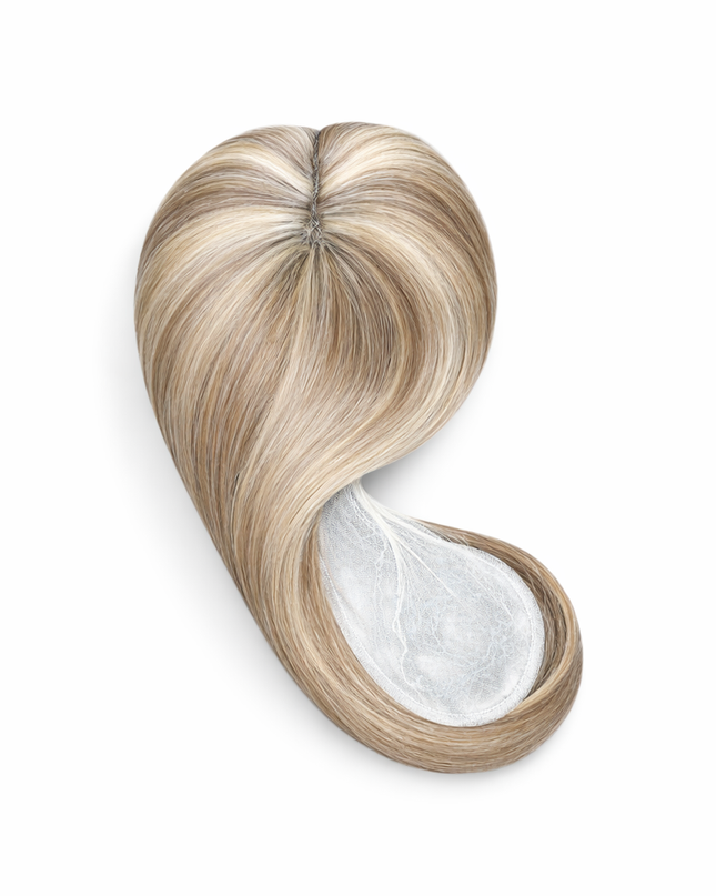 Goldhair Exclusive Handmade Topper grey/18a/8a