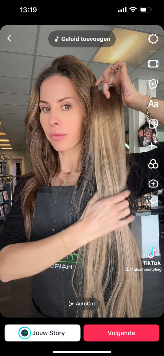 Goldhair exclusive clip-in extensions one piece TikTok