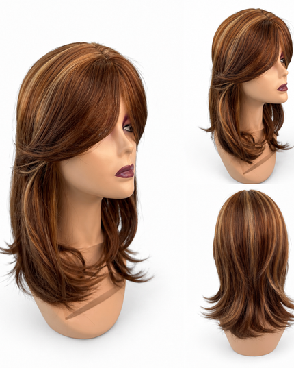 Salon Exclusive Fiber Topper Stijl 50cm Caramello