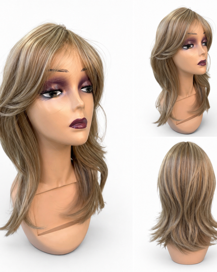 Salon Exclusive Fiber Topper Stijl 50cm Dark Champagne
