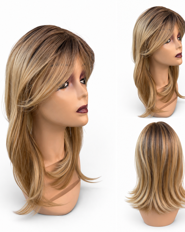 Salon Exclusive Fiber Topper Stijl 50cm Dirty Blonde