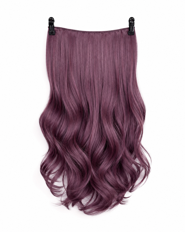 Salon Exclusive U-part Fiber Extensions 60cm Dusty Plum
