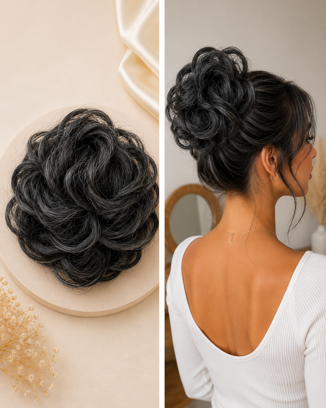 Salon Exclusive Hair Bun Elastiek 2
