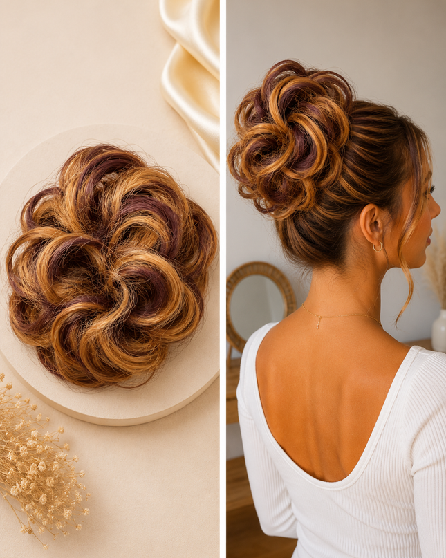 Salon Exclusive Hair Bun Elastiek 27H33