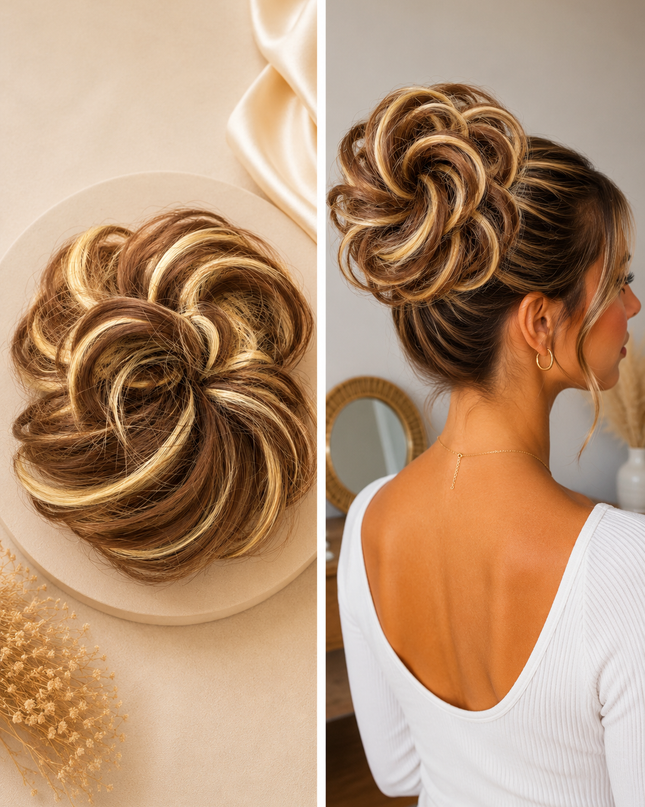 Salon Exclusive Hair Bun Elastiek 12H24