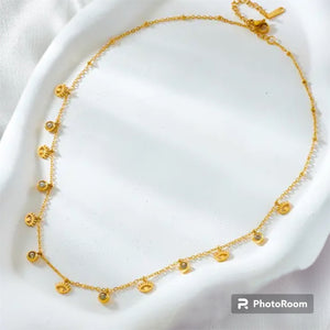 Loulou Chain Stainless Steel Chrystal