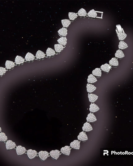 Dahlia Chain Stainless Steel Strass Gold/Silver