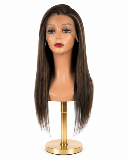 Goldhair Exclusive Human Hair Wig 1B/4.7 50cm