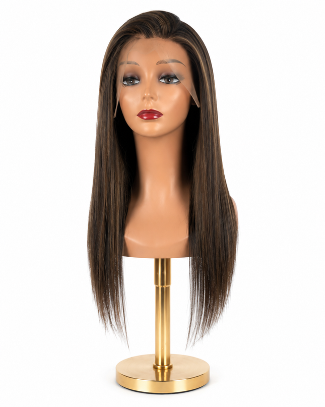 Goldhair Exclusive Human Hair Wig 1B/4.7 50cm