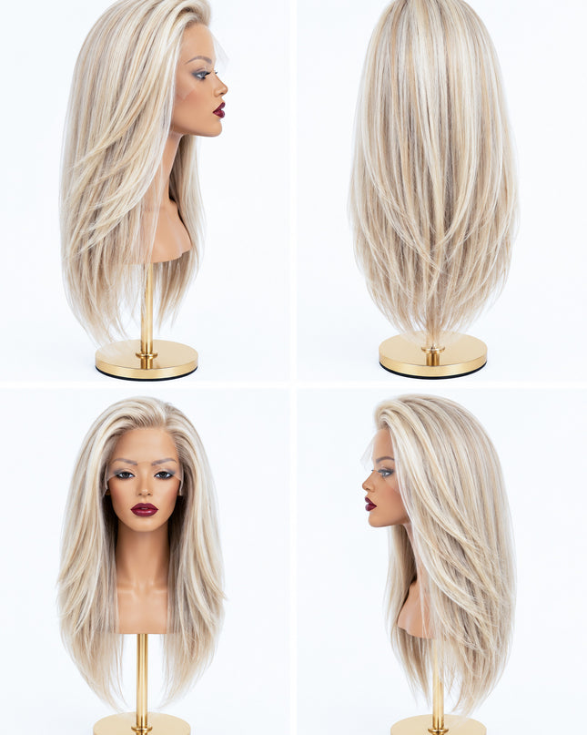 Goldhair Exclusive Human Hair Wig 60Ash/22.7 40cm