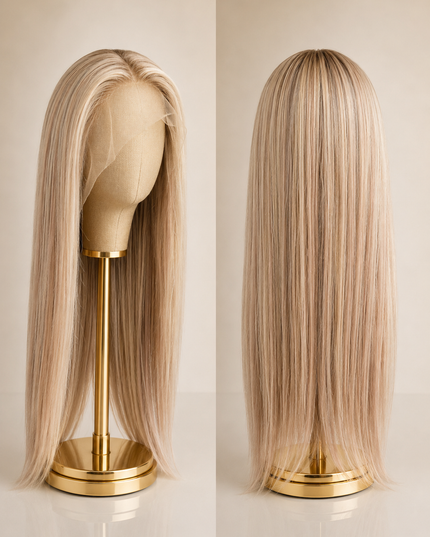 Goldhair Exclusive Human Hair Wig 8.7 / 60Ash/12.250cm