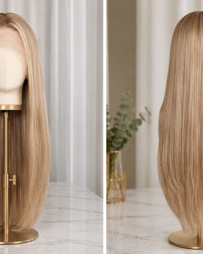 Goldhair Exclusive Human Hair Wig 6.2/60Ash 60cm