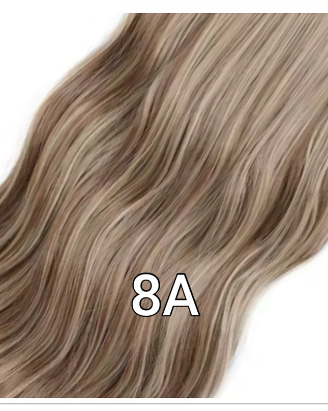 Exklusiver Salon -Clip in Erweiterungen 4 Stück 100%Monofiber Haare