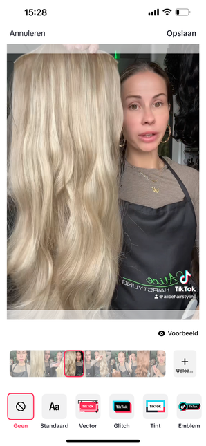 Salon exclusive fiber u-part champagne blond