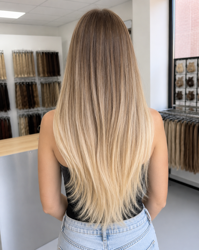Goldhair Exclusive Tape-in extensions Balayage 8/1000