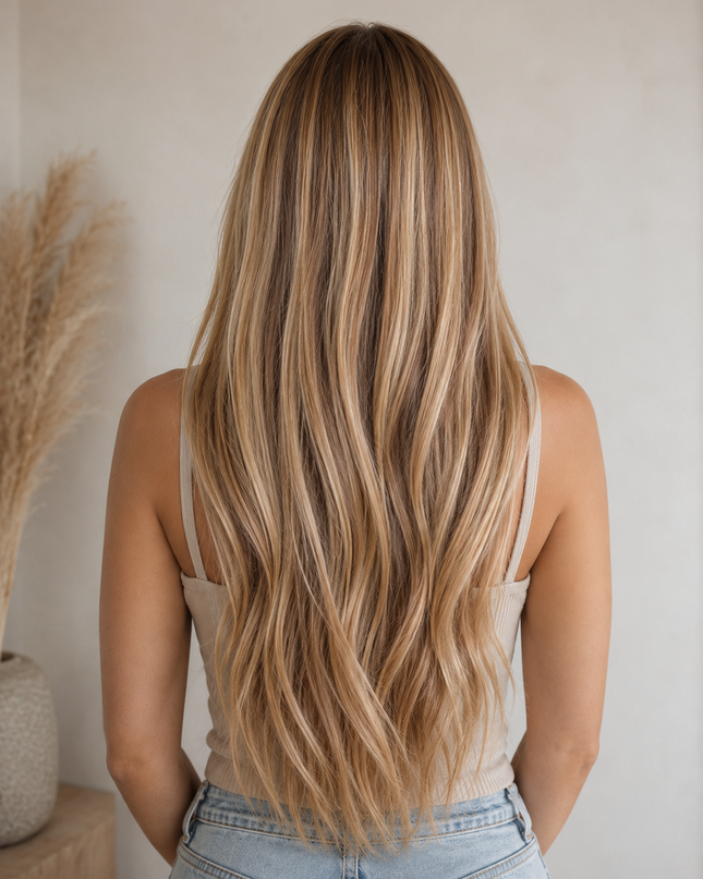 Goldhair Exclusive Clip-in extensions one piece 2/12.4