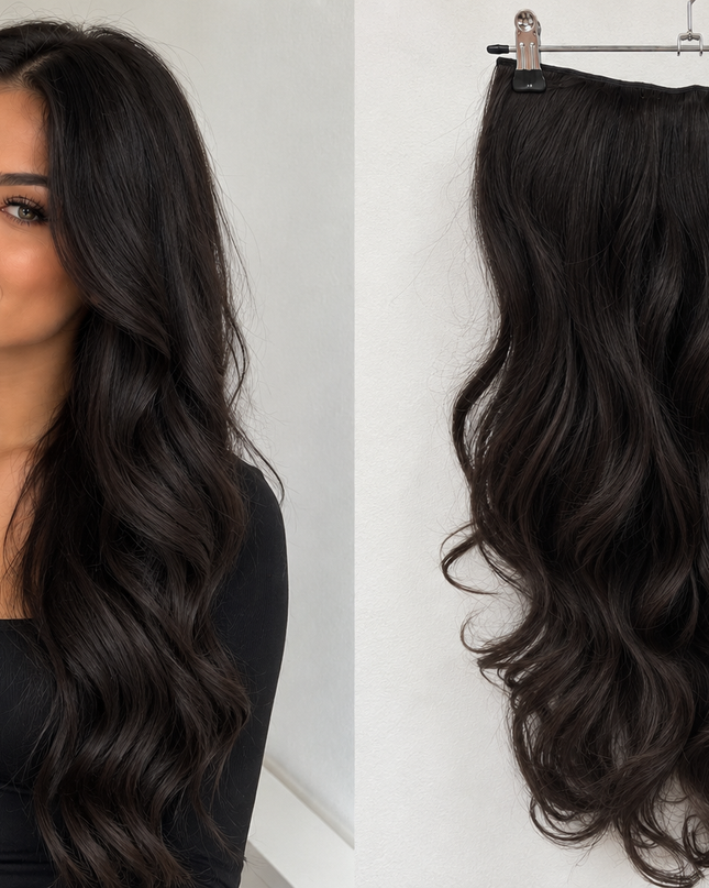 Salon Exclusive Fiber Extensions One Piece Zwart