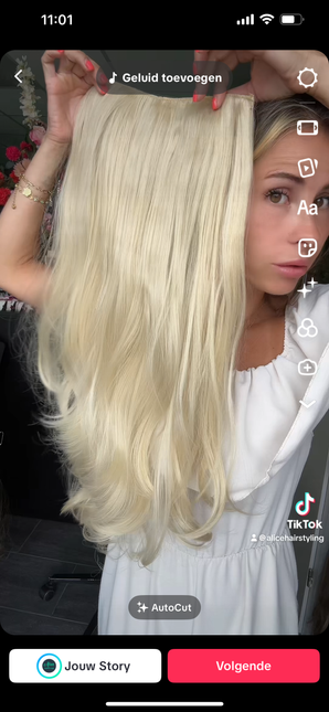 Salon exclusive fiber u-part Jennifer