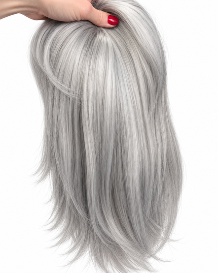 Salon Exclusive Fiber Topper 55cm Zilver