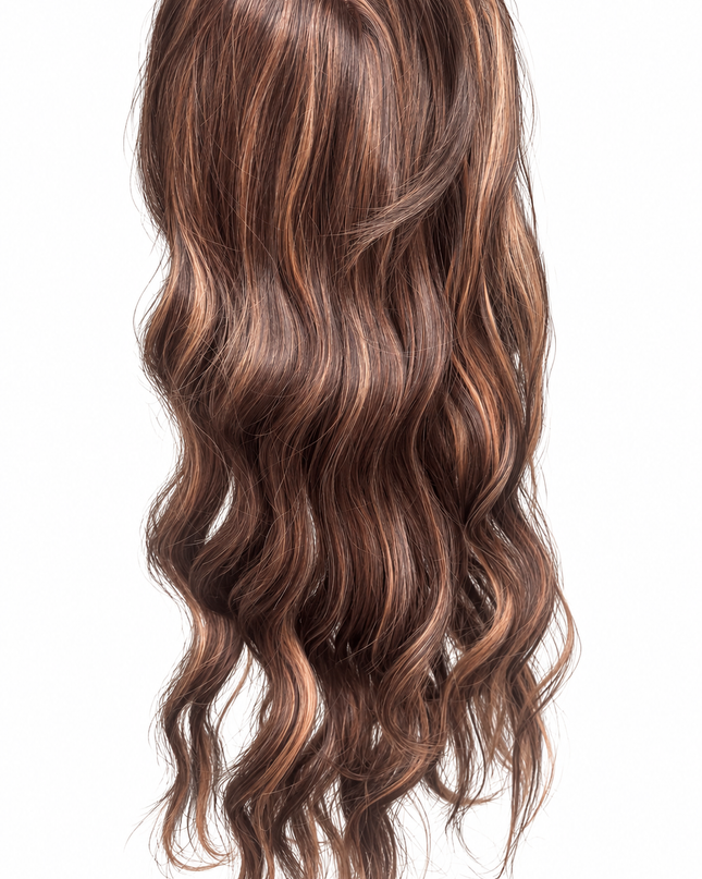 Salon Exclusive Fiber Topper 55cm Bronz Mix