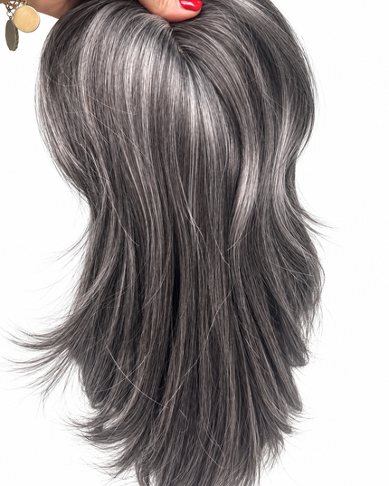 Salon Exclusive Fiber Topper 55cm Dark Nature Grey