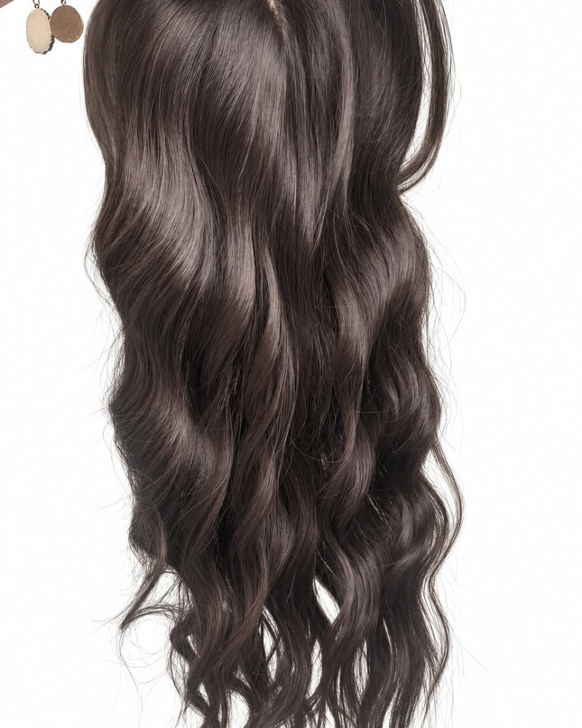 Salon Exclusive Fiber Topper 55cm Dark Brown