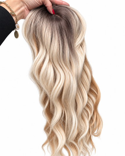 Salon Exclusive Fiber Topper 55cm White Coockie