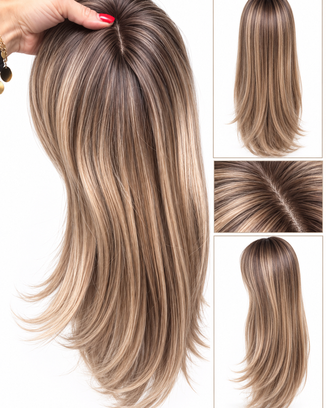 Salon Exclusive Fiber Topper 55cm Mushroom