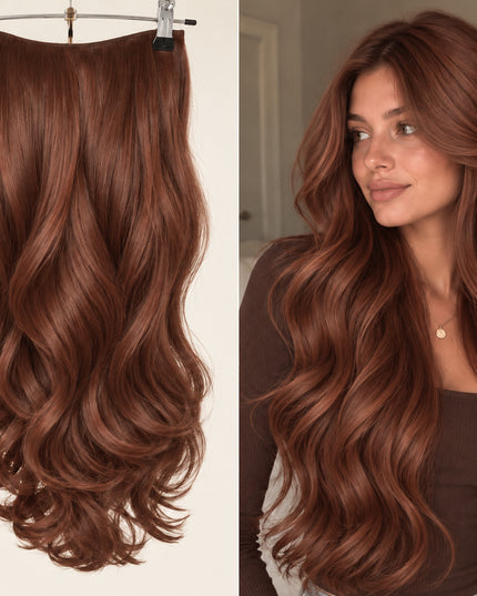 Salon Exclusive U-part Extensions XXL Auburn Copper