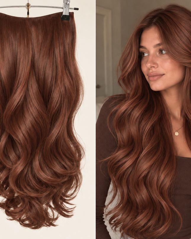 Salon Exclusive U-part Extensions XXL Auburn Copper