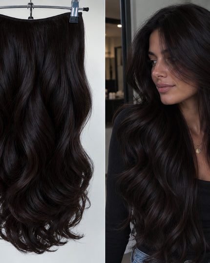 Salon Exclusive U-part Extensions XXL Dark Natural