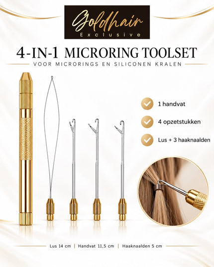 Goldhair Exclusive 4 In 1 Microring Toolset