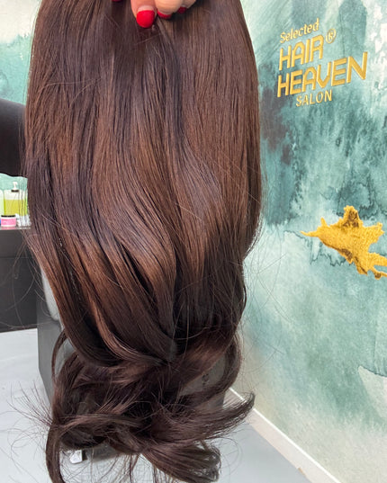Salon Exclusive U-part Fiber Extensions 40cm Medium Brown
