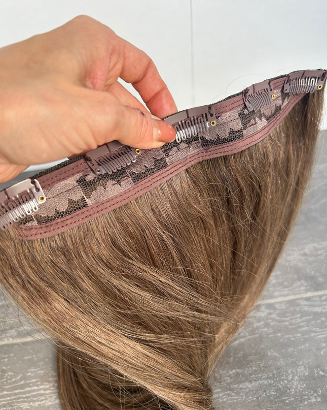 Human Hair Clip-in Extension One Piece
