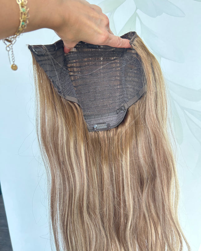 Human Hair U-part extensions 65cm natur mix / blonde