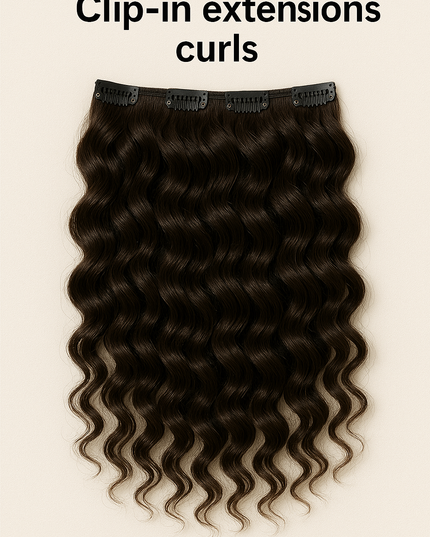 Goldhair Exclusive Curly Clip In Extensions One Piece 100Gram