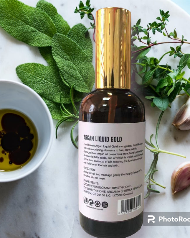 Hair Heaven Argan Liquid Gold Oil 100ml