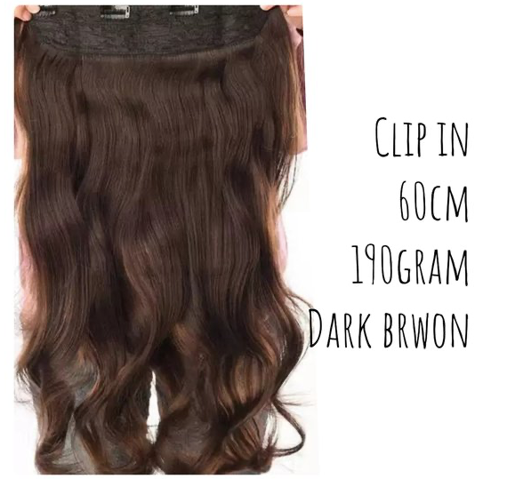 Salon Exclusive Clip In Extensions one piece 100%Monofibre hair