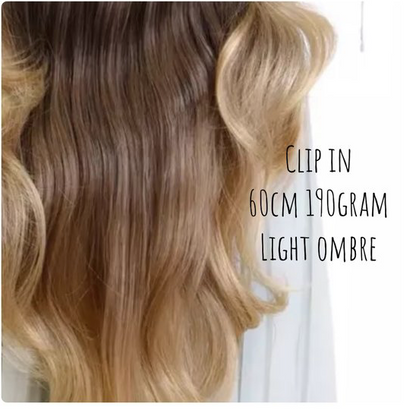Exklusiver Salon -Clip in Erweiterungen Ein Stück 100%Monofaser Haare