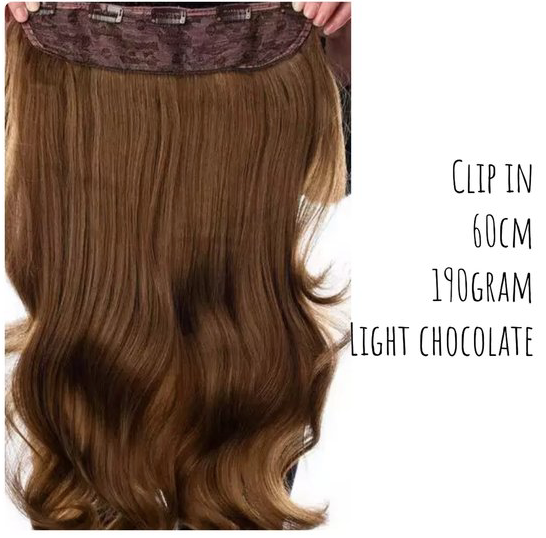 Exklusiver Salon -Clip in Erweiterungen Ein Stück 100%Monofaser Haare
