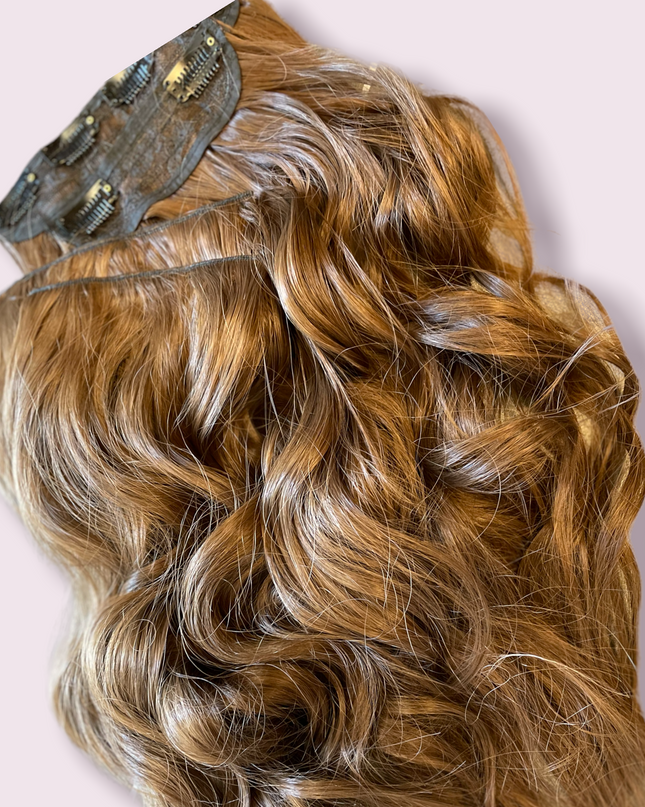 Exklusiver Salon -Clip in Erweiterungen 4 Stück 100%Monofiber Haare